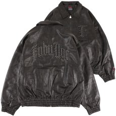 画像2: FUBU（フブ） “FAUX LEATHER STUDS PATCH JACKET” (2)