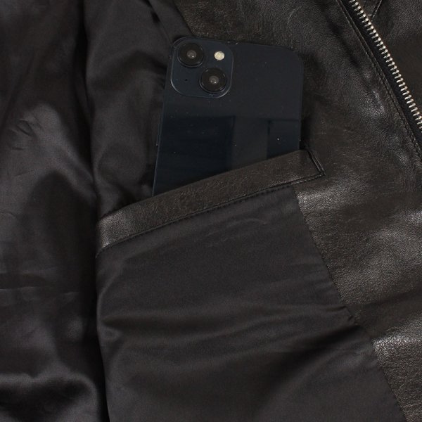 画像15: FUBU（フブ） “FAUX LEATHER STUDS PATCH JACKET” (15)