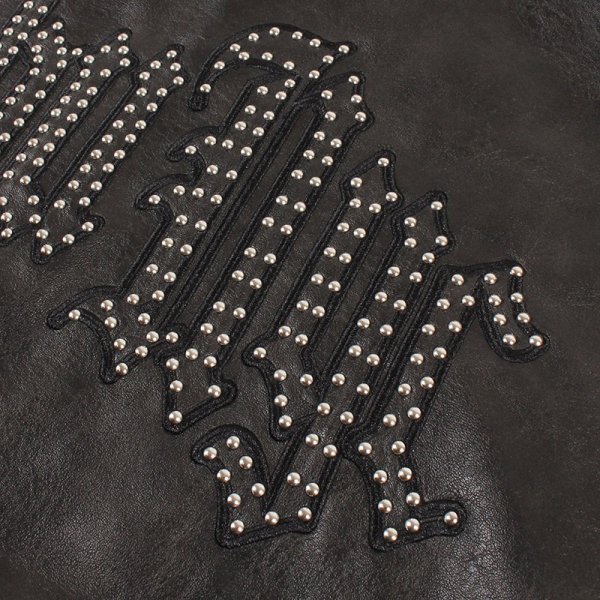 画像11: FUBU（フブ） “FAUX LEATHER STUDS PATCH JACKET” (11)