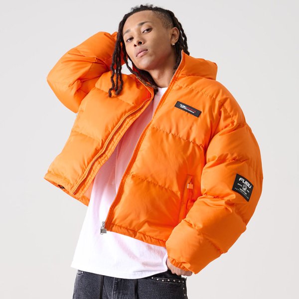 画像17: FUBU（フブ） “SHORT NYLON TWILL PUFFER JACKET” (17)