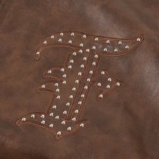 画像7: FUBU（フブ） “FAUX LEATHER STUDS PATCH JACKET” (7)