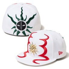 画像1: NEWERA（ニューエラ）“59FIFTY TARO OKAMOTO 岡本太郎 太陽の塔 ピンズ ホワイト” (1)