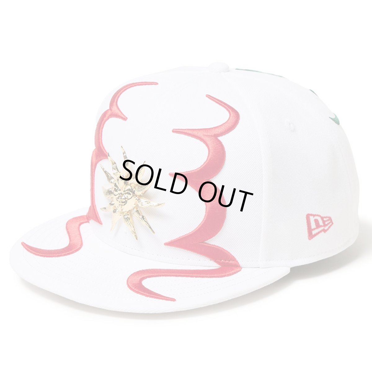 画像2: NEWERA（ニューエラ）“59FIFTY TARO OKAMOTO 岡本太郎 太陽の塔 ピンズ ホワイト” (2)