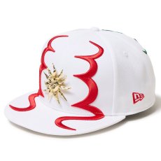 画像2: NEWERA（ニューエラ）“59FIFTY TARO OKAMOTO 岡本太郎 太陽の塔 ピンズ ホワイト” (2)