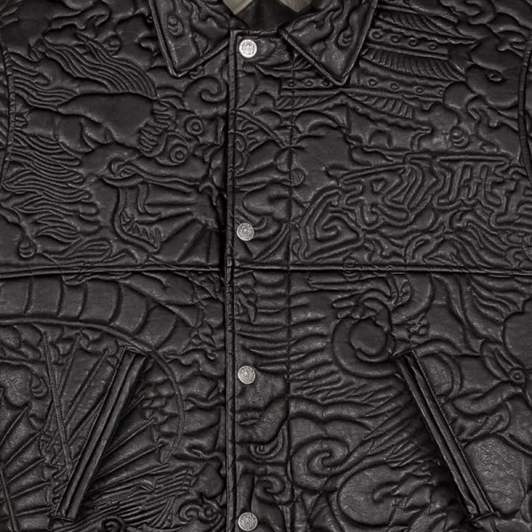 画像4: GRIMEY / GRMY (グライミー) “SAMPANS PU LEATHER JACKET” (4)