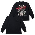 画像1: NEWERA（ニューエラ）“長袖 オーバーサイズド コットン Tシャツ TARO OKAMOTO 岡本太郎 太陽の塔 ブラック” (1)