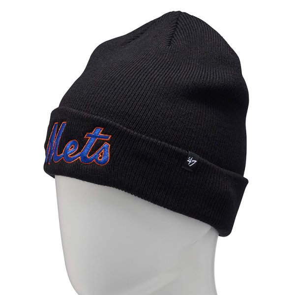 画像2: ’47 (フォーティーセブン) “カフニット ニューヨーク・メッツ MLB Wordmark ブラック” (2)