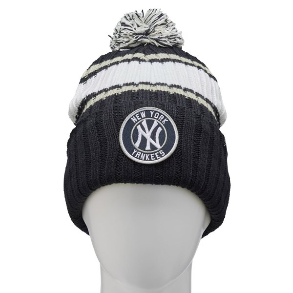 画像3: ’47 (フォーティーセブン) “カフニット ポンポン ニューヨーク・ヤンキース Plateau ネイビー” (3)