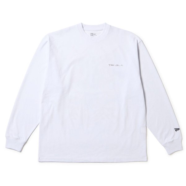 画像2: NEWERA（ニューエラ）“長袖 オーバーサイズド コットン Tシャツ TARO OKAMOTO 岡本太郎 太陽の塔 ホワイト” (2)