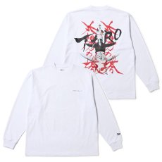 画像1: NEWERA（ニューエラ）“長袖 オーバーサイズド コットン Tシャツ TARO OKAMOTO 岡本太郎 太陽の塔 ホワイト” (1)