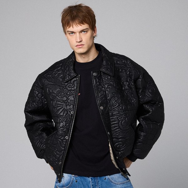 画像1: GRIMEY / GRMY (グライミー) “SAMPANS PU LEATHER JACKET” (1)