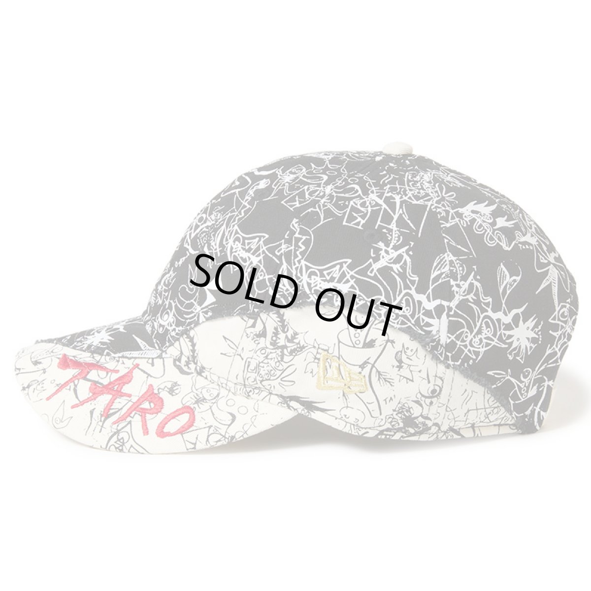 画像4: NEWERA（ニューエラ）“9THIRTY TARO OKAMOTO 岡本太郎 バイザー ブラック/クロームホワイト” (4)