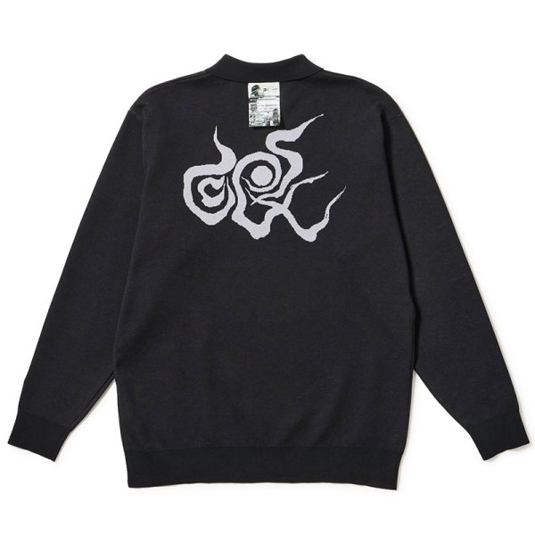 画像3: NEWERA（ニューエラ）“長袖 ニット ポロシャツ TARO OKAMOTO 岡本太郎 ブラック | ゴルフ” (3)