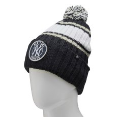 画像2: ’47 (フォーティーセブン) “カフニット ポンポン ニューヨーク・ヤンキース Plateau ネイビー” (2)