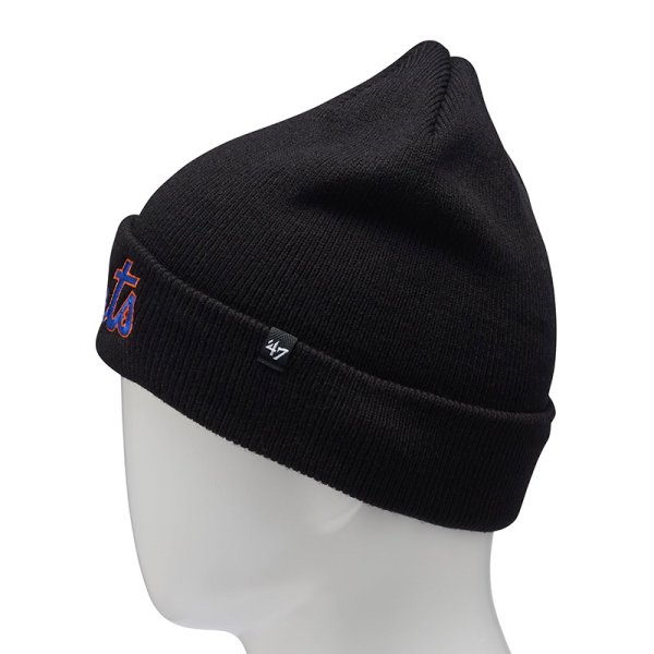 画像4: ’47 (フォーティーセブン) “カフニット ニューヨーク・メッツ MLB Wordmark ブラック” (4)