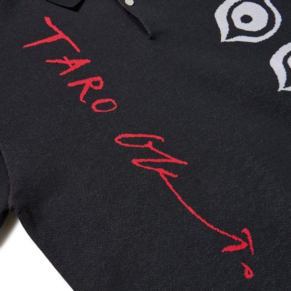 画像5: NEWERA（ニューエラ）“長袖 ニット ポロシャツ TARO OKAMOTO 岡本太郎 ブラック | ゴルフ” (5)