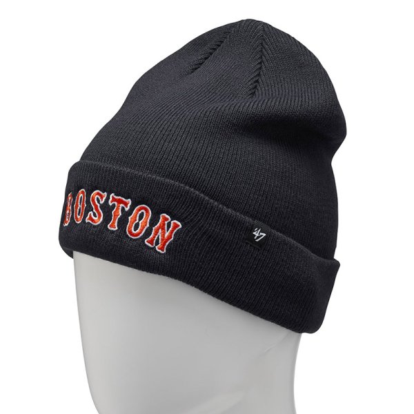 画像2: ’47 (フォーティーセブン) “カフニット ボストン・レッドソックス MLB Wordmark ネイビー” (2)