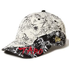 画像1: NEWERA（ニューエラ）“9THIRTY TARO OKAMOTO 岡本太郎 バイザー クロームホワイト/ブラック” (1)