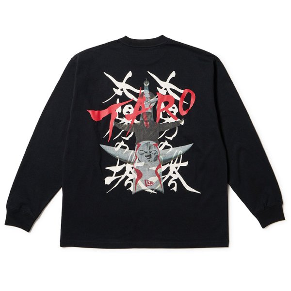 画像3: NEWERA（ニューエラ）“長袖 オーバーサイズド コットン Tシャツ TARO OKAMOTO 岡本太郎 太陽の塔 ブラック” (3)