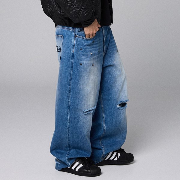 画像18: GRIMEY / GRMY (グライミー) “ROYAL PAW BIG BOY DENIM PANTS” (18)