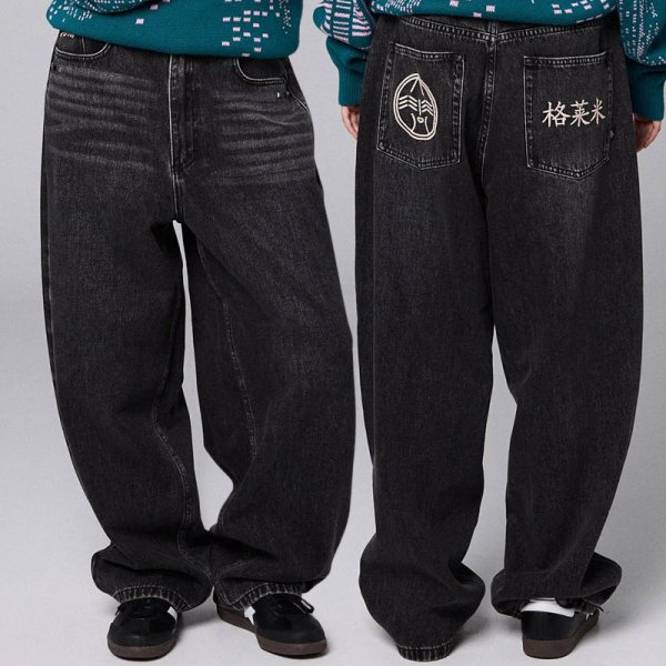 画像1: GRIMEY / GRMY (グライミー) “ROYAL PAW BIG BOY DENIM PANTS” (1)