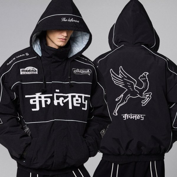 画像1: GRIMEY / GRMY (グライミー) “RACE WAR PULLOVER JACKET” (1)