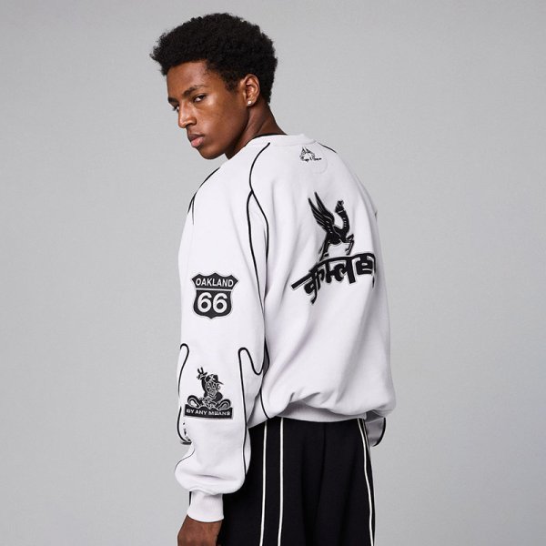 画像18: GRIMEY / GRMY (グライミー) “RACE WAR VINTAGE CREWNECK” (18)