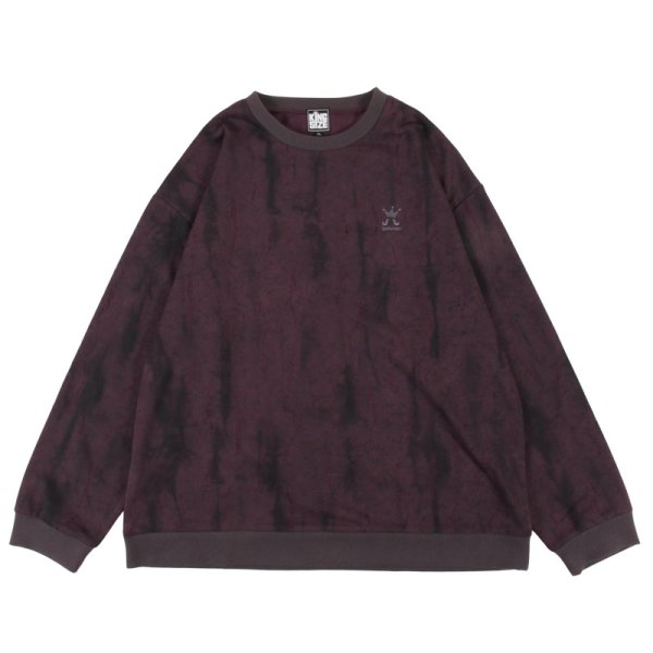 画像1: 【2025.10.30再入荷】KINGSIZE（キングサイズ）“DAMEGE CREW SWEAT” (1)