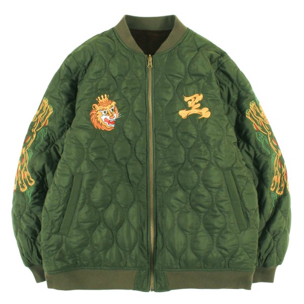 ジャケット・アウター KINGSIZE / Military jacket KINGSIZE（キングサイズ）“KING LION REVERSIBLE JACKET” - DISSIDENT