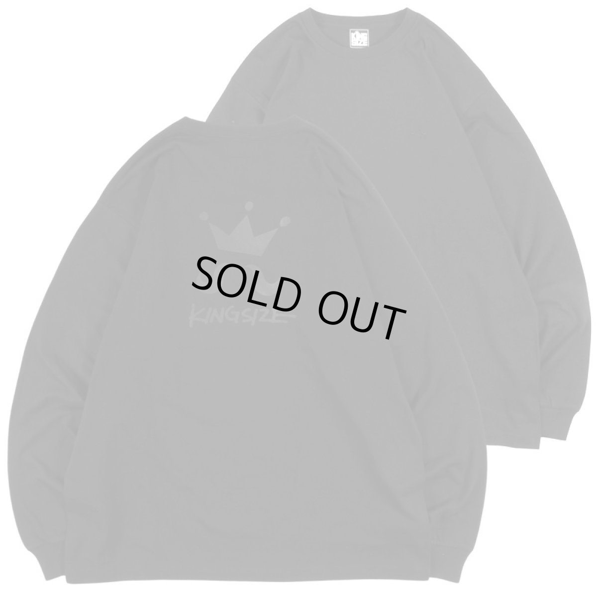 画像1: KINGSIZE（キングサイズ）“LOGO L/S TEE” (1)