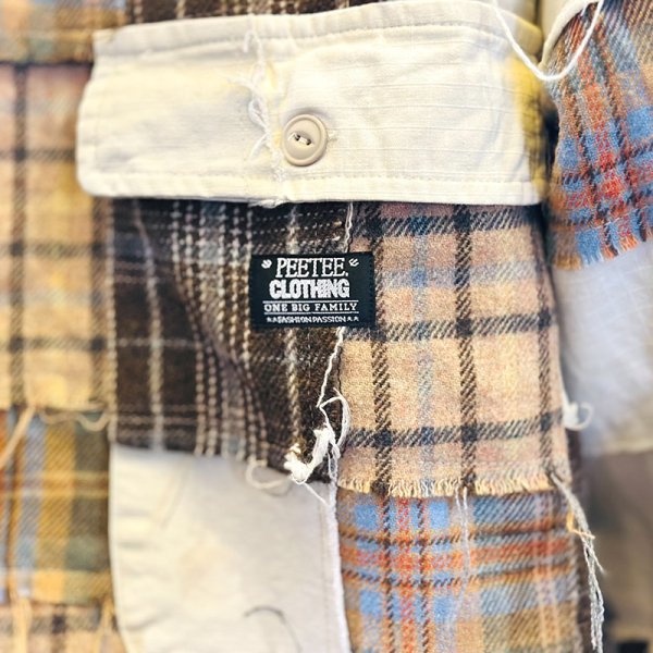 画像14: 【2025.12.02再入荷】PeeTee. (ピーティー) “PATCH WORK SHIRTS” (14)