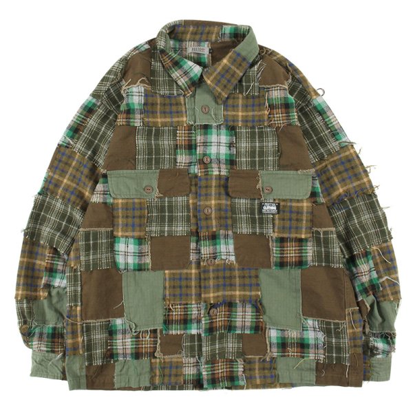 画像1: PeeTee. (ピーティー) “PATCH WORK SHIRTS” (1)