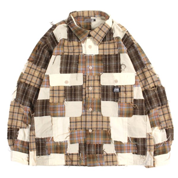 画像1: PeeTee. (ピーティー) “PATCH WORK SHIRTS” (1)