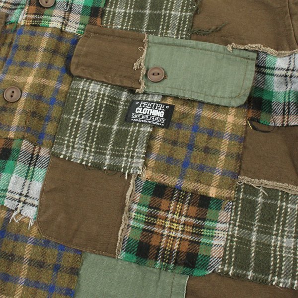 画像4: PeeTee. (ピーティー) “PATCH WORK SHIRTS” (4)