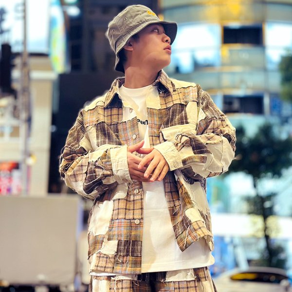 画像12: 【2025.12.02再入荷】PeeTee. (ピーティー) “PATCH WORK SHIRTS” (12)