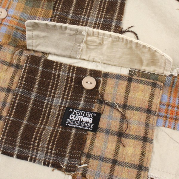 画像5: 【2025.12.02再入荷】PeeTee. (ピーティー) “PATCH WORK SHIRTS” (5)