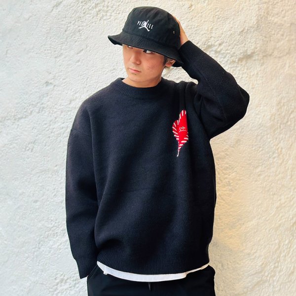画像10: PeeTee. (ピーティー) “HEART STITCH LOOSE KNIT” (10)