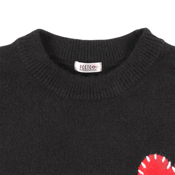 画像3: PeeTee. (ピーティー) “HEART STITCH LOOSE KNIT” (3)