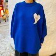 画像11: PeeTee. (ピーティー) “HEART STITCH LOOSE KNIT” (11)