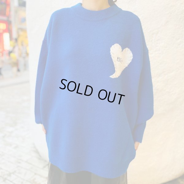 画像11: 【2025.11.21再入荷】PeeTee. (ピーティー) “HEART STITCH LOOSE KNIT” (11)