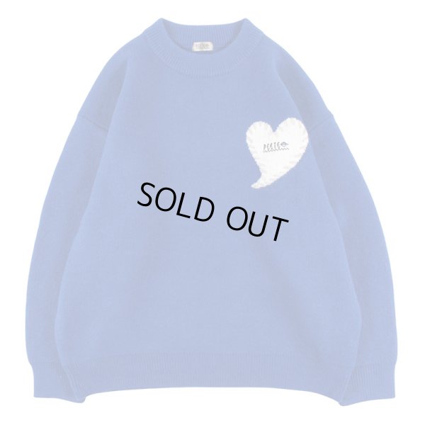 画像1: 【2025.11.21再入荷】PeeTee. (ピーティー) “HEART STITCH LOOSE KNIT” (1)