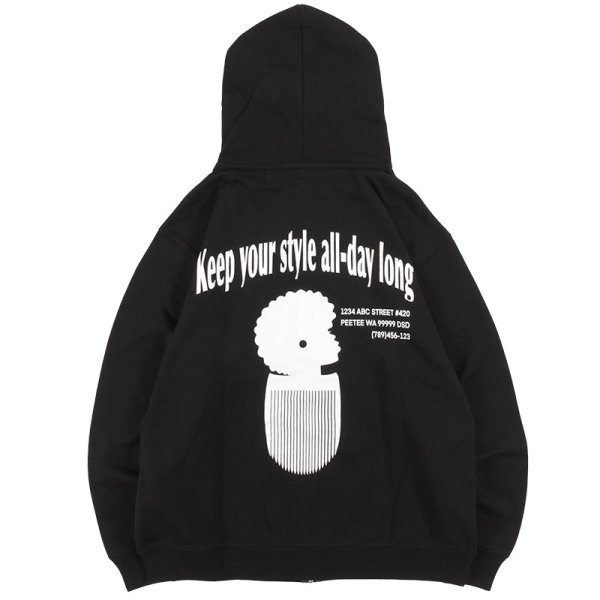 画像3: PeeTee. (ピーティー) “KEEP YOUR STYLE LIGHT ZIP HOODIE” (3)