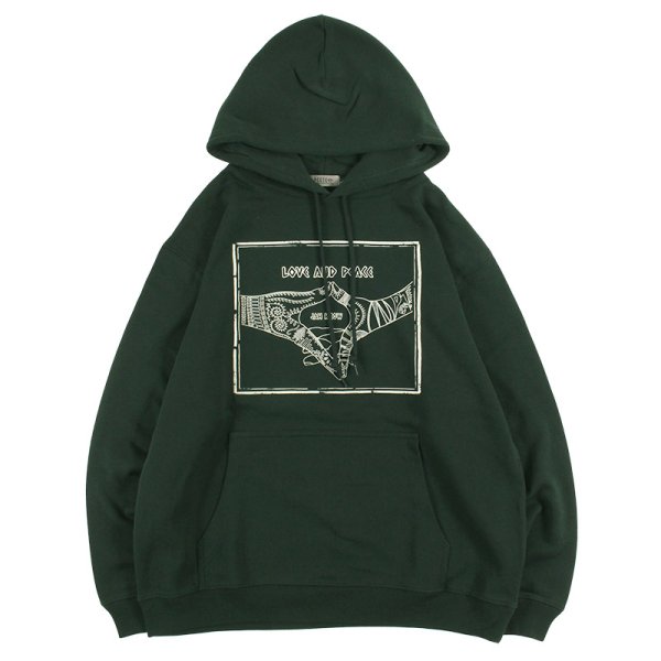 画像1: PeeTee. (ピーティー) “LOVE AND PEACE LIGHT HOODIE” (1)