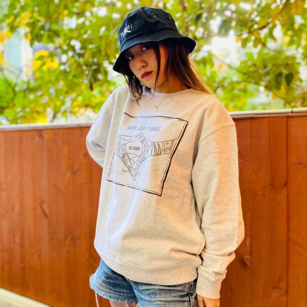 画像10: PeeTee. (ピーティー) “LOVE AND PEACE LIGHT CREW SWEAT” (10)