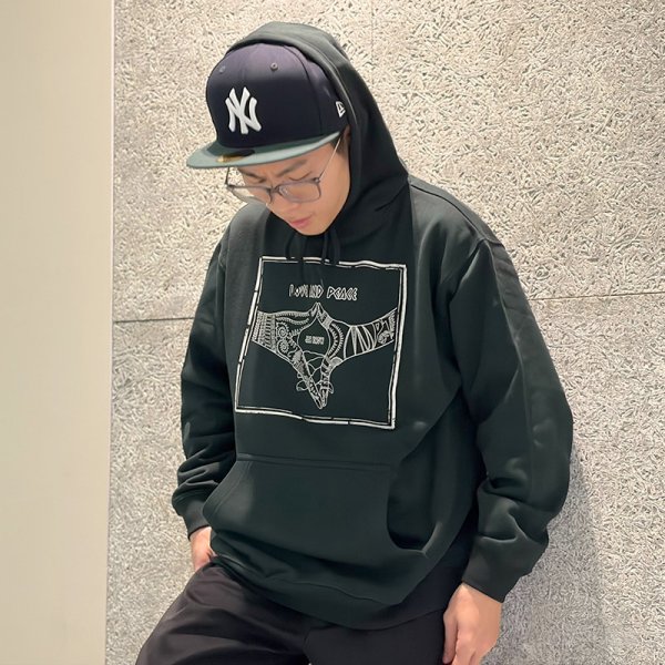 画像11: PeeTee. (ピーティー) “LOVE AND PEACE LIGHT HOODIE” (11)