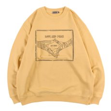 画像1: PeeTee. (ピーティー) “LOVE AND PEACE LIGHT CREW SWEAT” (1)