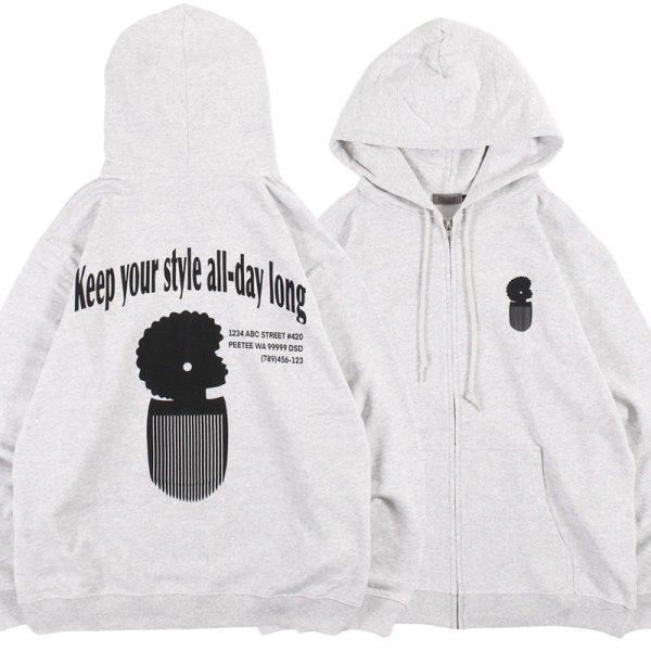 画像1: PeeTee. (ピーティー) “KEEP YOUR STYLE LIGHT ZIP HOODIE” (1)