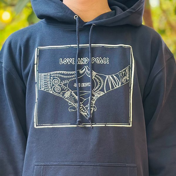 画像12: PeeTee. (ピーティー) “LOVE AND PEACE LIGHT HOODIE” (12)