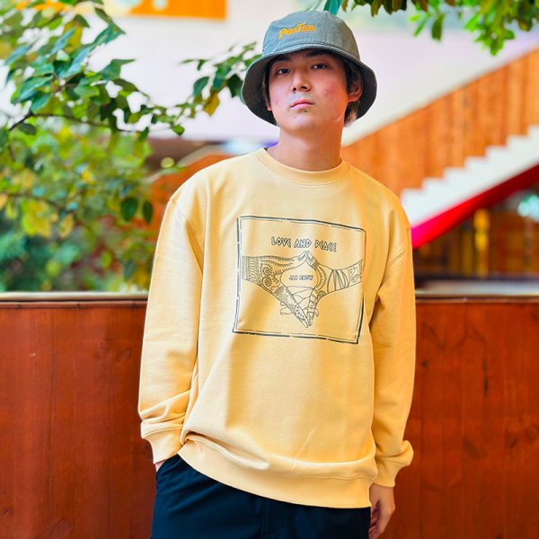 画像10: PeeTee. (ピーティー) “LOVE AND PEACE LIGHT CREW SWEAT” (10)