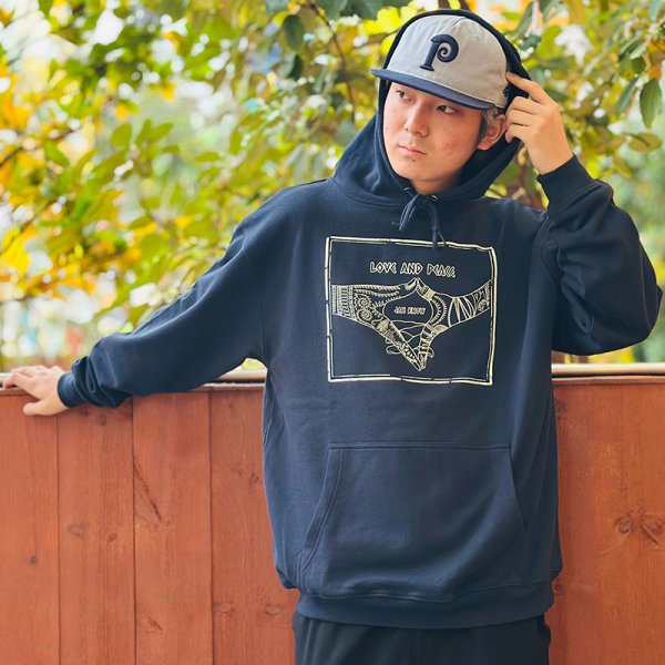 画像11: PeeTee. (ピーティー) “LOVE AND PEACE LIGHT HOODIE” (11)